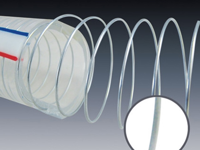 PVC Sem Marca de Gravação Mangueira Reforçada com Fio de Aço Espiral